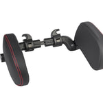 Adjustable Car Headrest Pillow | PU Leather Neck Support Cushion for Travel | Universal Soft Car Seat Sleep Headrest