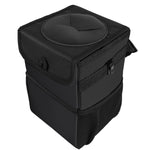 Car Trash Can with Waterproof Lining, Hanging Storage Bag, Foldable & Portable for Car Interior Organization