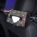 Diamond Car Gear & Handbrake Cover Set Sparkling Crystal Gear Grip & Brake Handle Cover Universal Auto Interior Decor