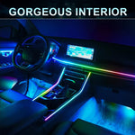 Lifto Dynamic In-Car RGB Ambient Lighting – Universal Mesmerizing Color Effect Light Kit
