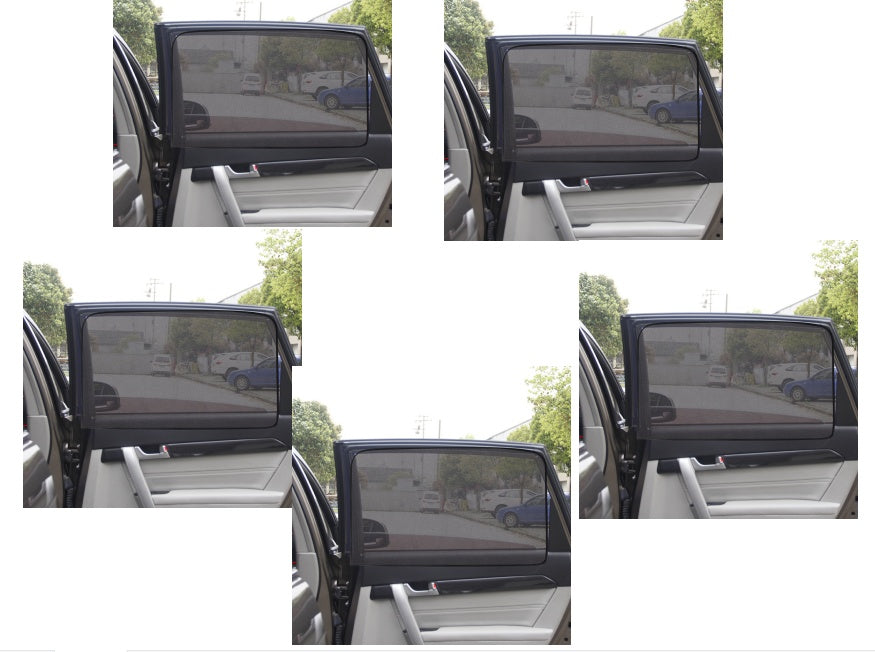 Magnetic Absorption Car Shade Magnetic Mesh Window Curtain for UV Protection & Privacy