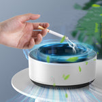 Smoke Removal Air Purification Ashtray Portable Anion Purifier, Odor Eliminator & Automatic Car Ashtray