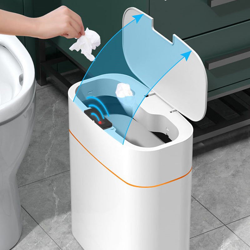 Smart Automatic Trash Can with Lid | Touchless Sensor Dustbin for Bedroom, Kitchen & Living Room | Inductive 13L/16L Bin