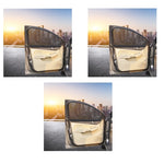 Magnetic Absorption Car Shade Magnetic Mesh Window Curtain for UV Protection & Privacy