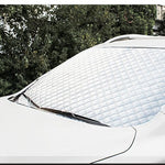 Car Windscreen Cover Anti-Snow, Frost, Ice & UV Protection, Dust & Heat Shield, Universal Fit, Large Car Sun & Snow Protector