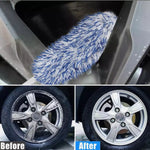 Premium Microfiber Car Wheel Brush  17" Deep Rim & Spoke Cleaner Soft, Non-Scratch Auto Detailing Brush