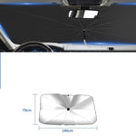 Foldable Car Windshield Sun Shade Umbrella UV Protection, Heat Insulation Parasol for Front Window Summer Car Accessories