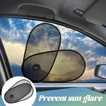 Car Window Shades – Breathable Stretch Sunshade for Baby & Passengers | UV Protection, Heat Block, Easy Install