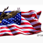 Eagle Reflective Car Decal Personality Car Body Decoration Sticker Waterproof Vinyl Auto Accessory