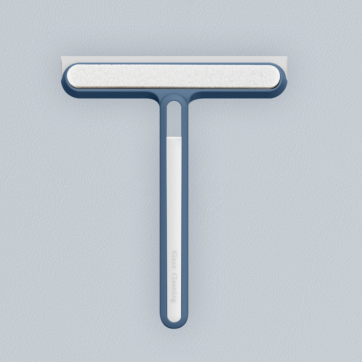 4-in-1 Glass Cleaning Wiper Tool | Windshield, Window, Mirror & Shower Dust Removal Brush with Sponge & Rubber Squeegee