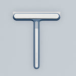 4-in-1 Glass Cleaning Wiper Tool | Windshield, Window, Mirror & Shower Dust Removal Brush with Sponge & Rubber Squeegee