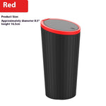 Car Trash Can Supplies Compact ABS Car Garbage Bin with Lid Vehicle Interior Trash Organizer