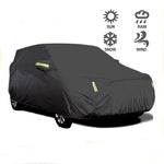 Oxford Cloth Fleece-Lined Car Sunshade Thickened Aluminum Foil Car Cover for UV Protection, Waterproof & Heat Insulation