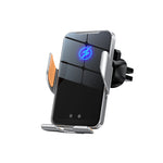 Metal Body Wireless Car Charger Infrared Sensor Auto-Clamp Car Phone Holder Fast Charging Mount