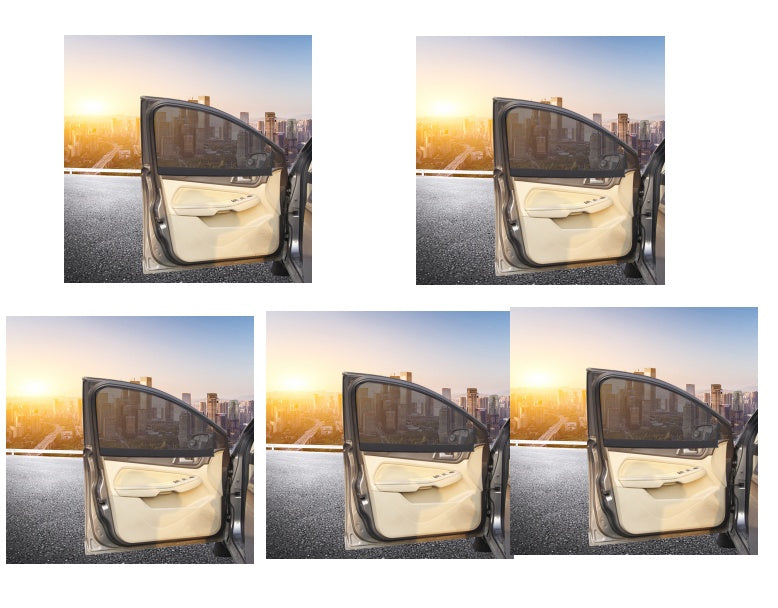 Magnetic Absorption Car Shade Magnetic Mesh Window Curtain for UV Protection & Privacy