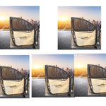 Magnetic Absorption Car Shade Magnetic Mesh Window Curtain for UV Protection & Privacy