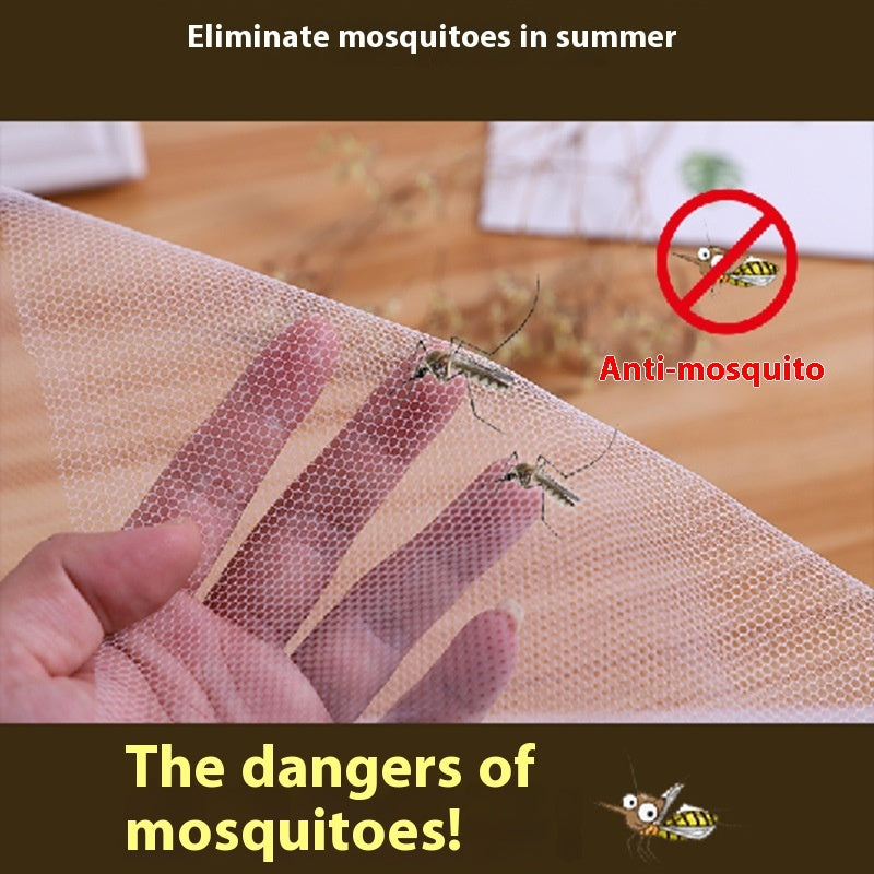 Anti-Mosquito Car Window Shade Ultra-Fine Mesh, Self-Adhesive, Invisible Screen Curtain, Thickened Window Insect Protector