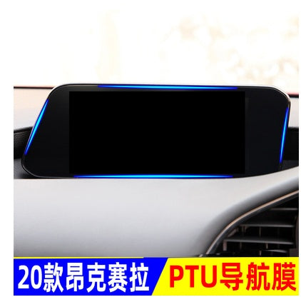 Car Interior Decoration Accessories – TPU Transparent Protective Film for Dashboard, Gear & Door Panels