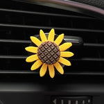 Sunflower Car Vent Perfume Clip Decorative Aromatherapy Air Freshener Cute Car Interior Accessory