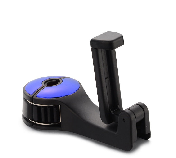 360° Rotating Car Seat Headrest Hook | Universal Car Interior Hook Hanger for Bags, Clothes & Accessories | Space-Saving Organizer