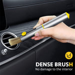 Multifunctional Car Cleaning Kit Detailing Brush, Window Breaker & Tire Hook 3-in-1 Car Safety & Cleaning Tool