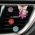 Butterfly Car Perfume Clip Air Vent Decoration & Freshener Mosquito Repellent, Deodorizer & Aromatherapy