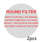 Smoke Removal Air Purification Ashtray Portable Anion Purifier, Odor Eliminator & Automatic Car Ashtray