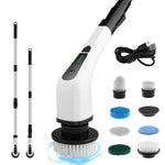 CLE-01 Electric Spin Scrubber 3-Level Extendable Cordless Cleaning Brush IPX6 Waterproof Bathroom & Kitchen Cleaner