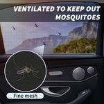 Car Side Window Sunshade Mesh Cover Front & Rear UV Protector, Anti-Mosquito, Insulation & Privacy Screen for Cars, SUVs, Vans